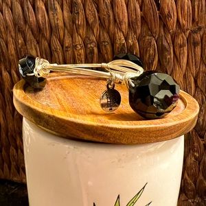 NWOT Bourbon and Boweties Black Bracelet